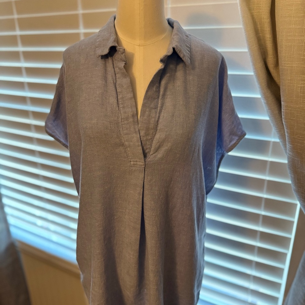 Banana Republic Light Blue Oversized Shirt